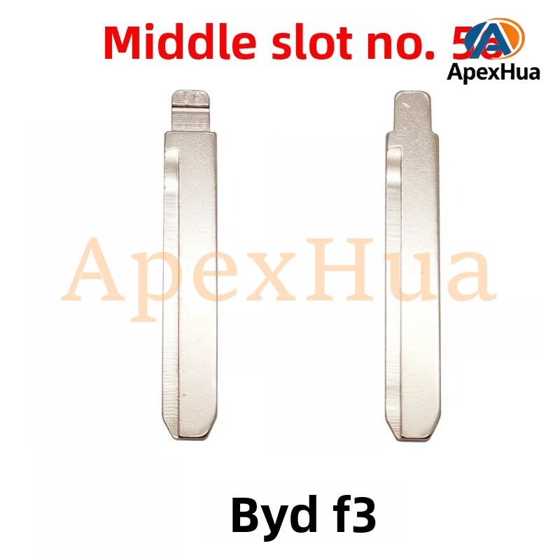 Middle Groove No.56 Right Positive Groove Flip Key Blank Compatible with BYD F3 Qino Remote Key