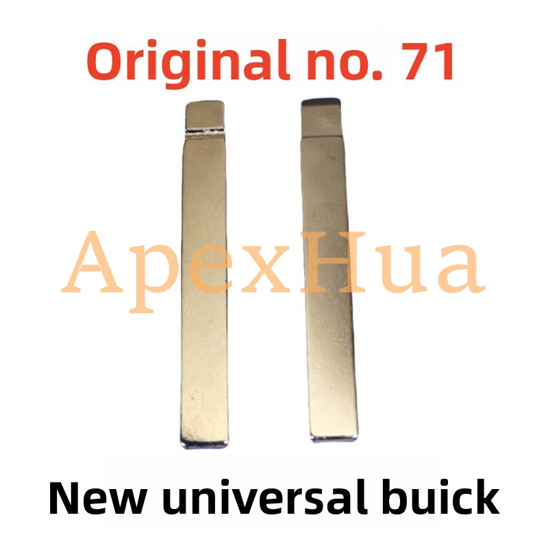Original Factory No.71 Flip Key Blank Replacement Compatible with New General Buick Remote Key Modification