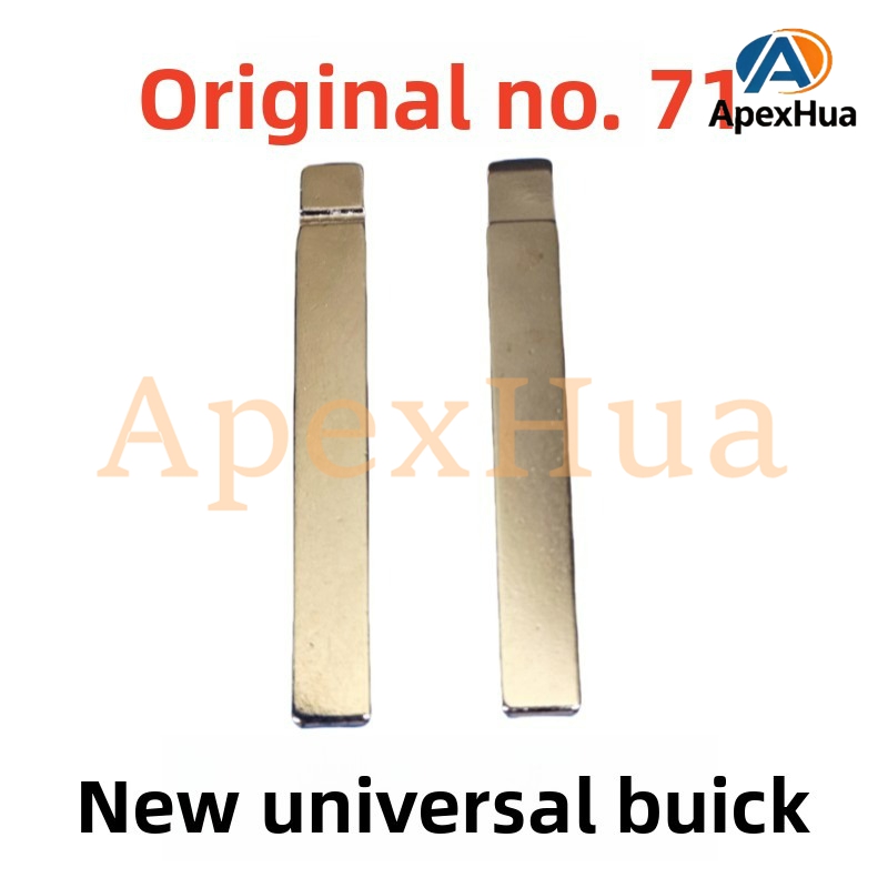 Original Factory No.71 Flip Key Blank Replacement Compatible with New General Buick Remote Key Modification