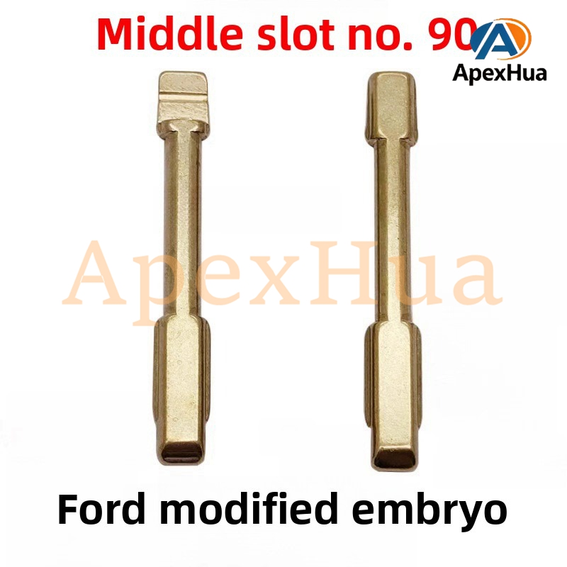 Middle Groove 90# Brass Flip Key Blank Replacement Head for Ford Modification