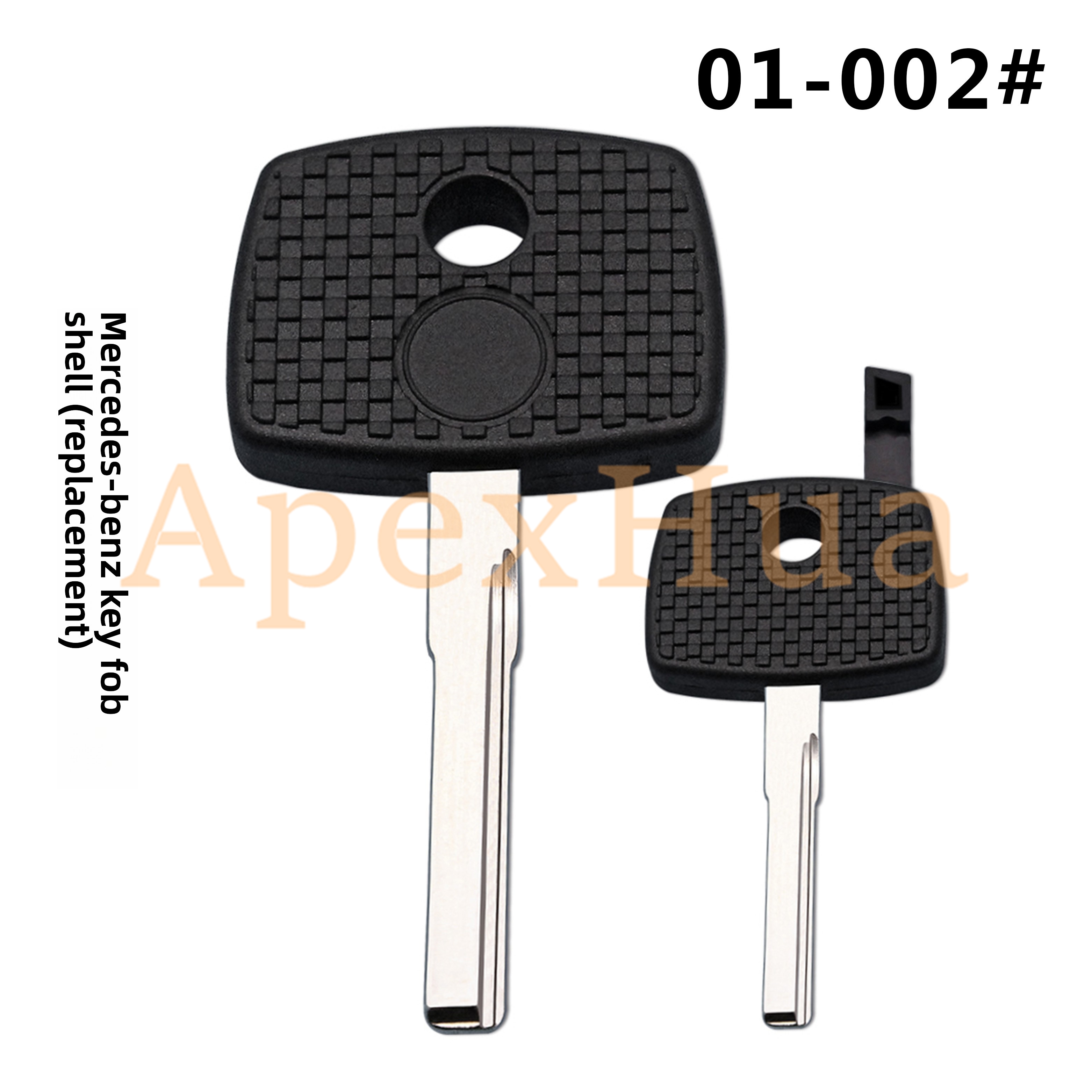 for: Mini Mercedes-Benz Secondary Key Shell, New Mercedes-Benz High-Quality Side Milling Secondary Car Key, Spare Secondary Key Shell