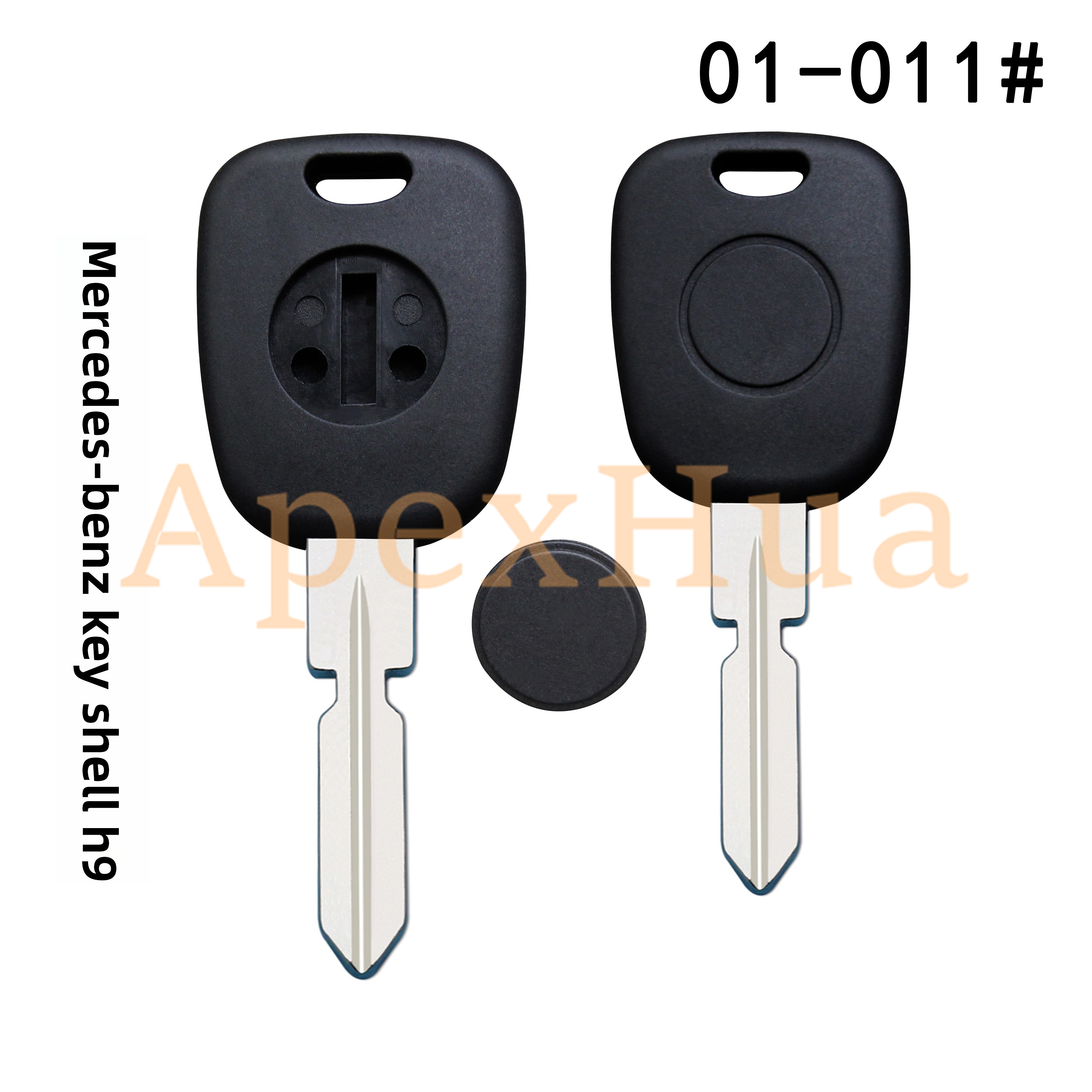 Fit for: Old model W140/W124/S320/W126 Mercedes-Benz Small Key Blank, Secondary Key & Chip Key Shell