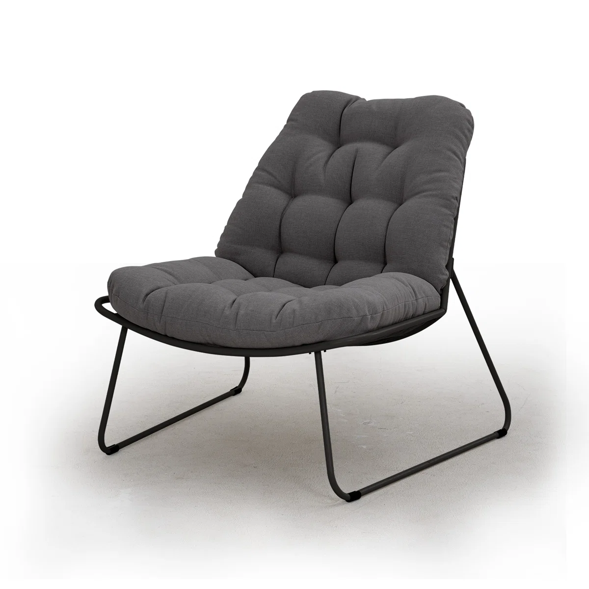 Solea Lounge – Ensemble fauteuils lounge extérieur 3 pièces avec table et coussins