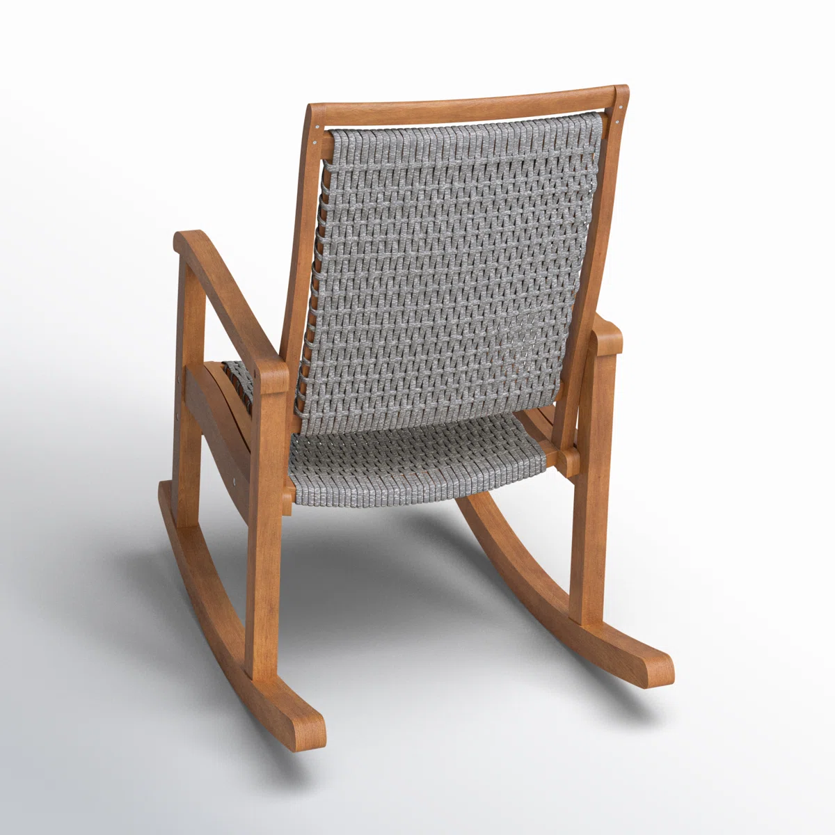 Arnora – Chaise à Bascule en Bois Massif pour Extérieur avec Confort Élégant et Intemporel