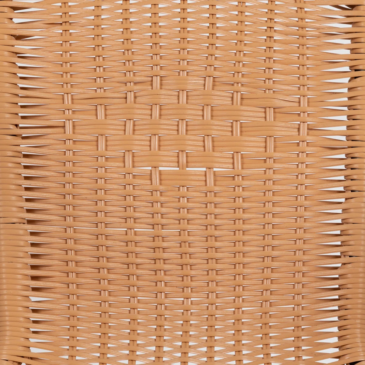 Zelven – Lot de 4 chaises d’extérieur empilables en rotin avec accoudoirs