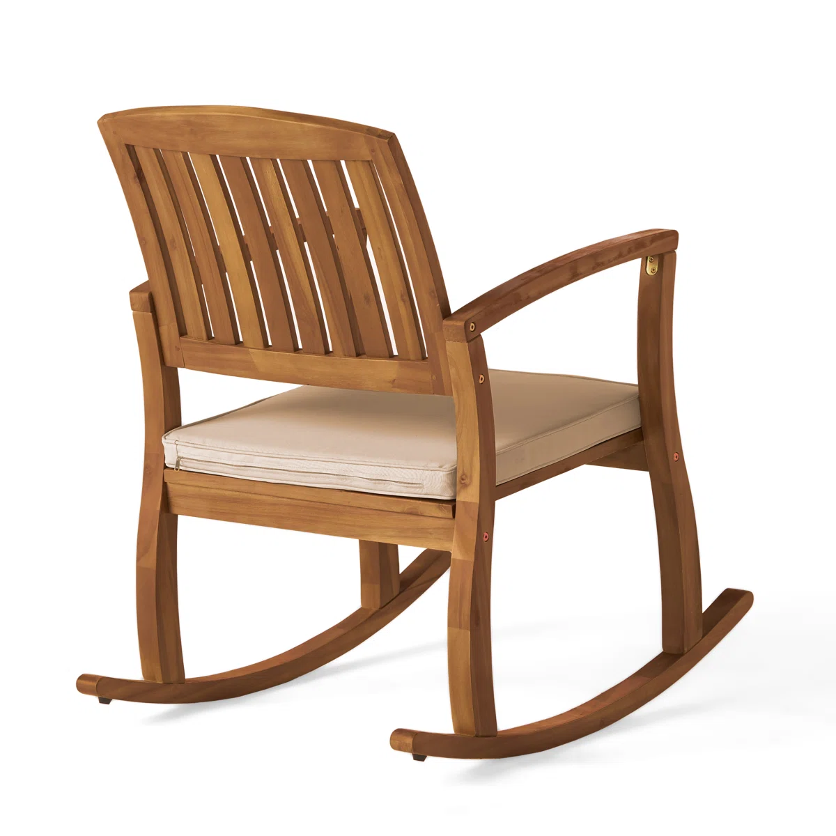 Solea Duo – Salon de jardin 2 places en bois d’acacia avec coussins