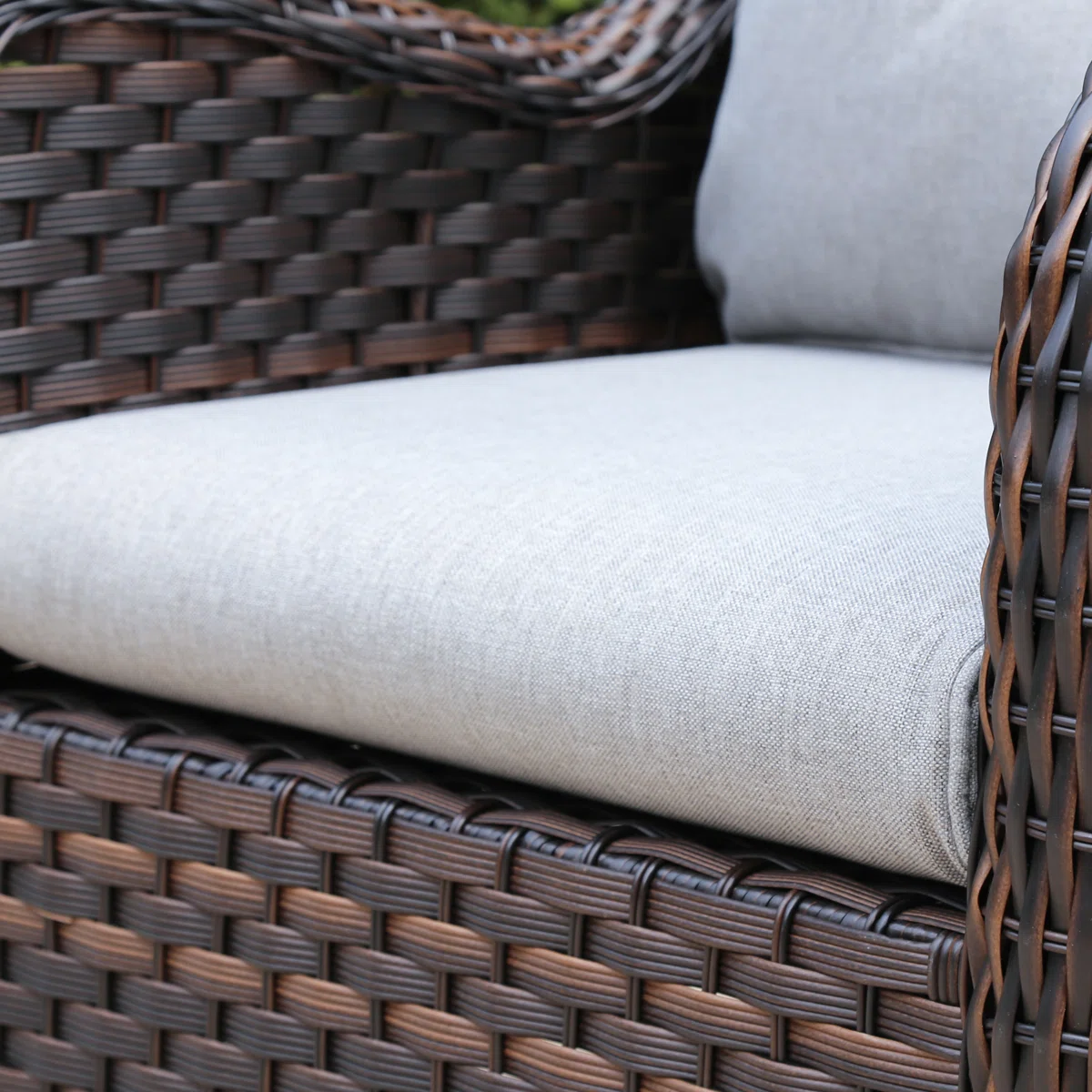 Gurena – Salon de Jardin Modulable 9 Places (7 Pièces) avec Coussins Confort Haut de Gamme pour Extérieur 