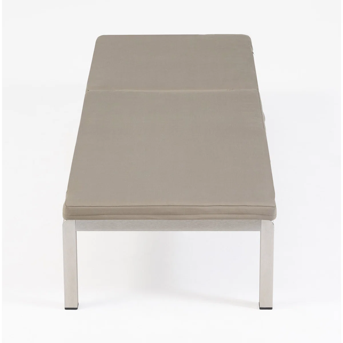 Halvia – Transat de jardin en métal avec coussin inclus
