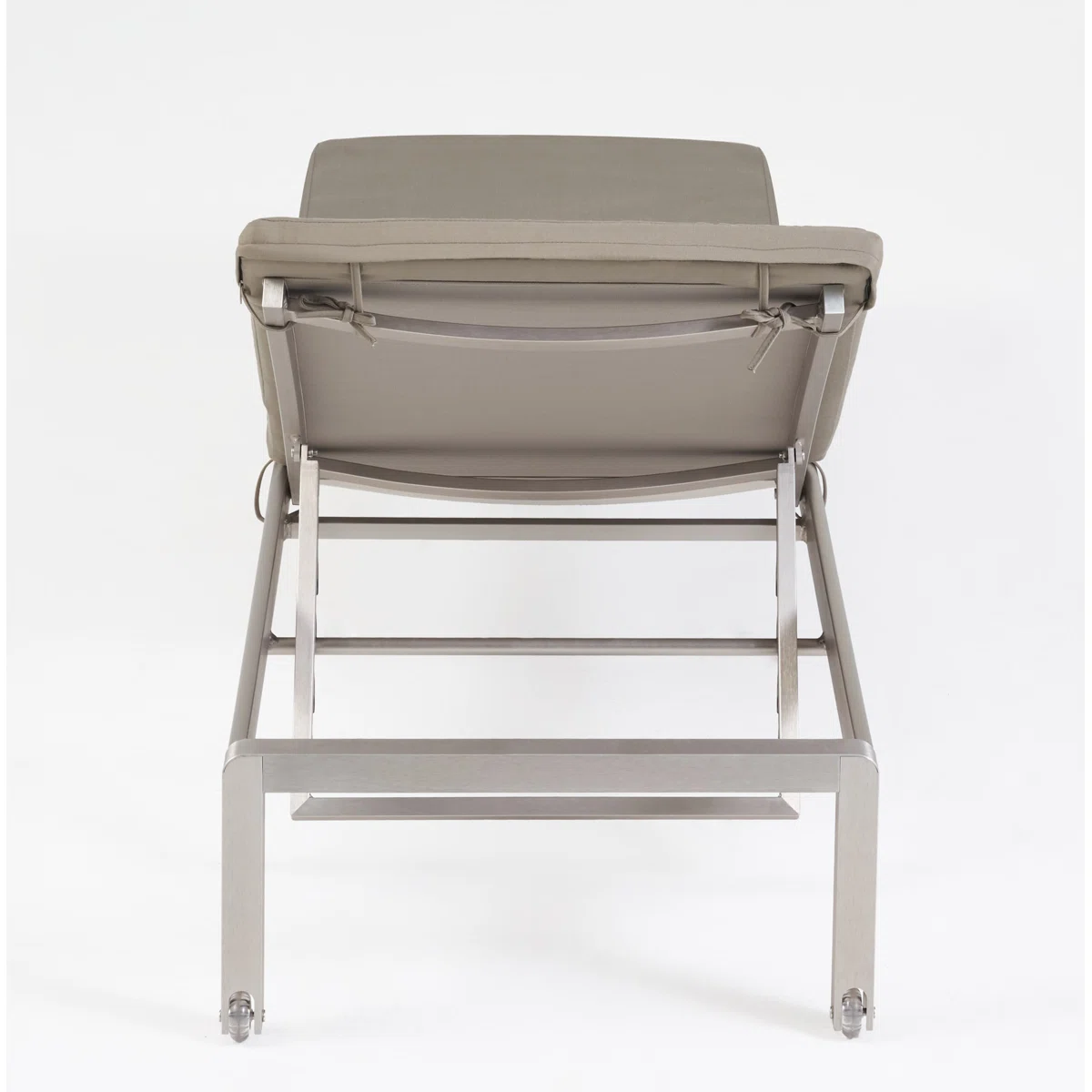 Halvia – Transat de jardin en métal avec coussin inclus