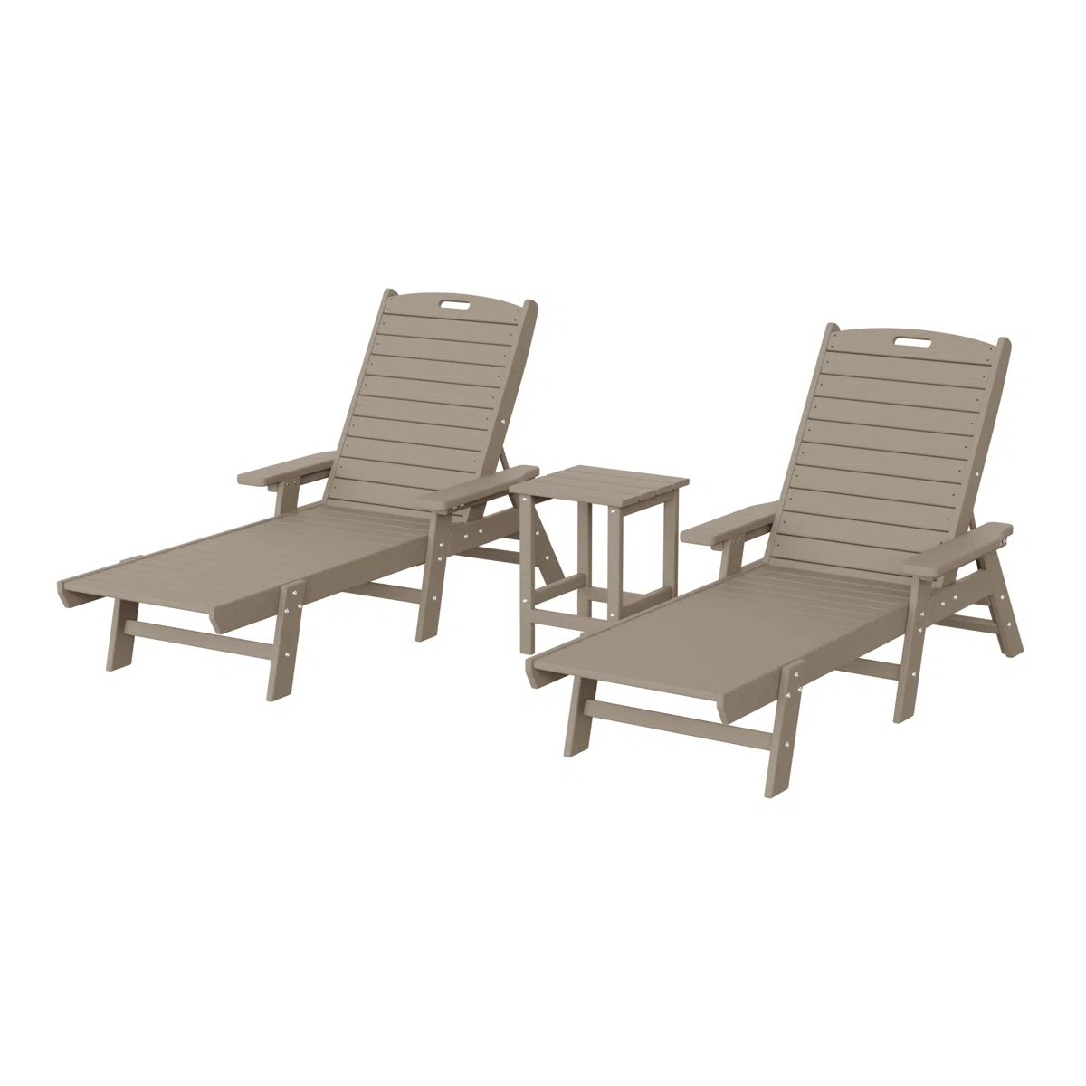 Laguna – Transat Extérieur avec Table d’Appoint pour Détente Élégante au Soleil 