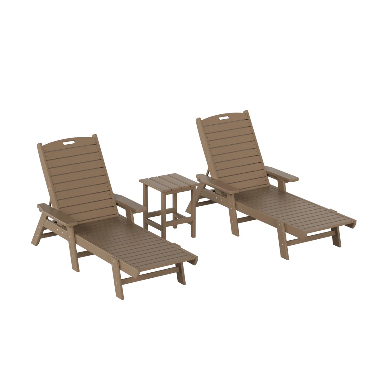 Laguna – Transat Extérieur avec Table d’Appoint pour Détente Élégante au Soleil 