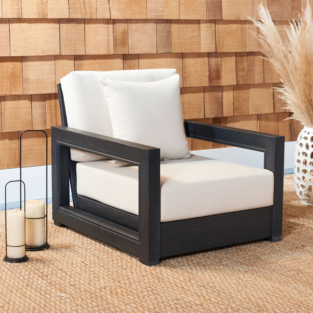Melrosa – Salon de Jardin 5 Pièces avec Coussins Confort Élégant pour Extérieur Moderne