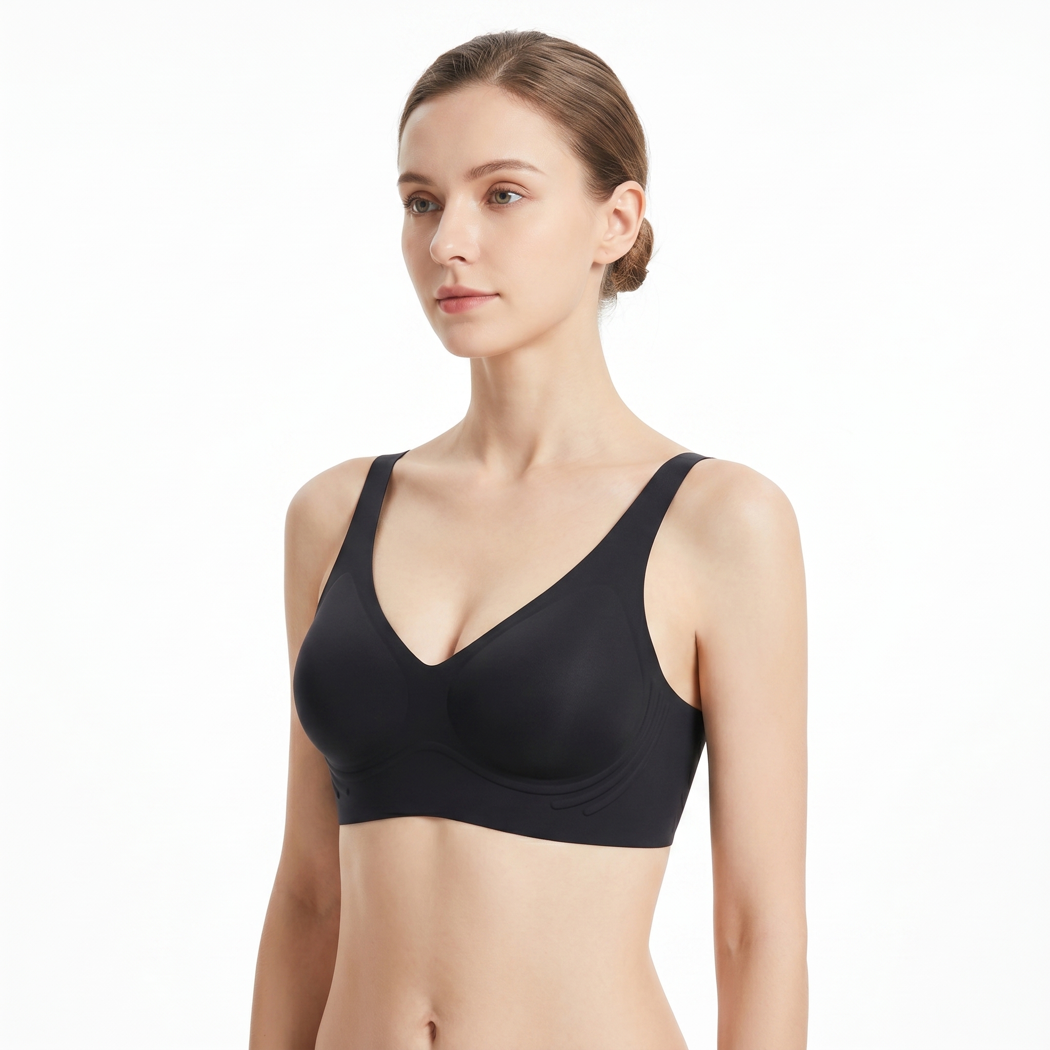 [HOPWIN LENGERIE] Premium Jelly Gel Support Wirefree Bra | Seamless Everyday Comfort