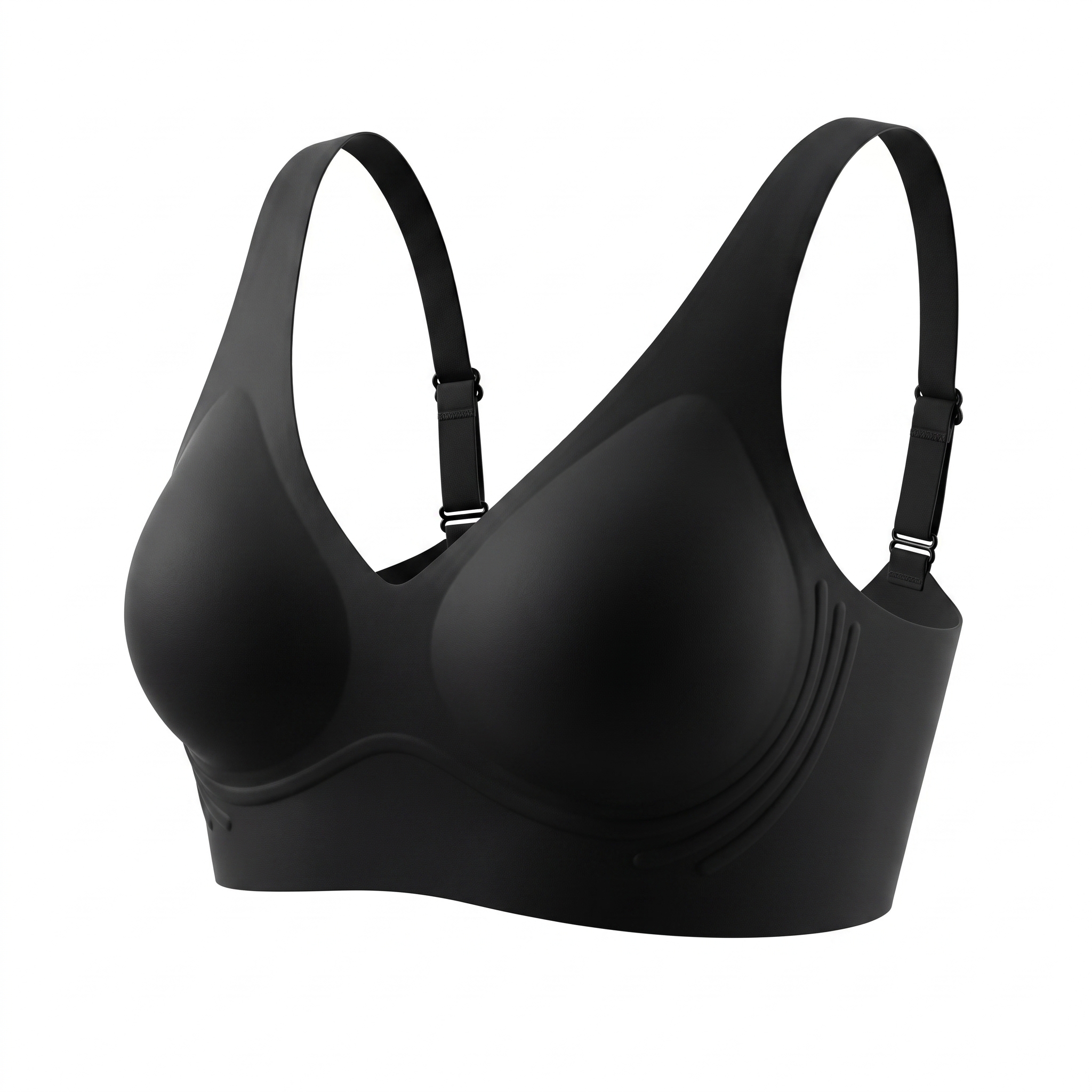 [HOPWIN LENGERIE] Premium Jelly Gel Support Wirefree Bra | Seamless Everyday Comfort