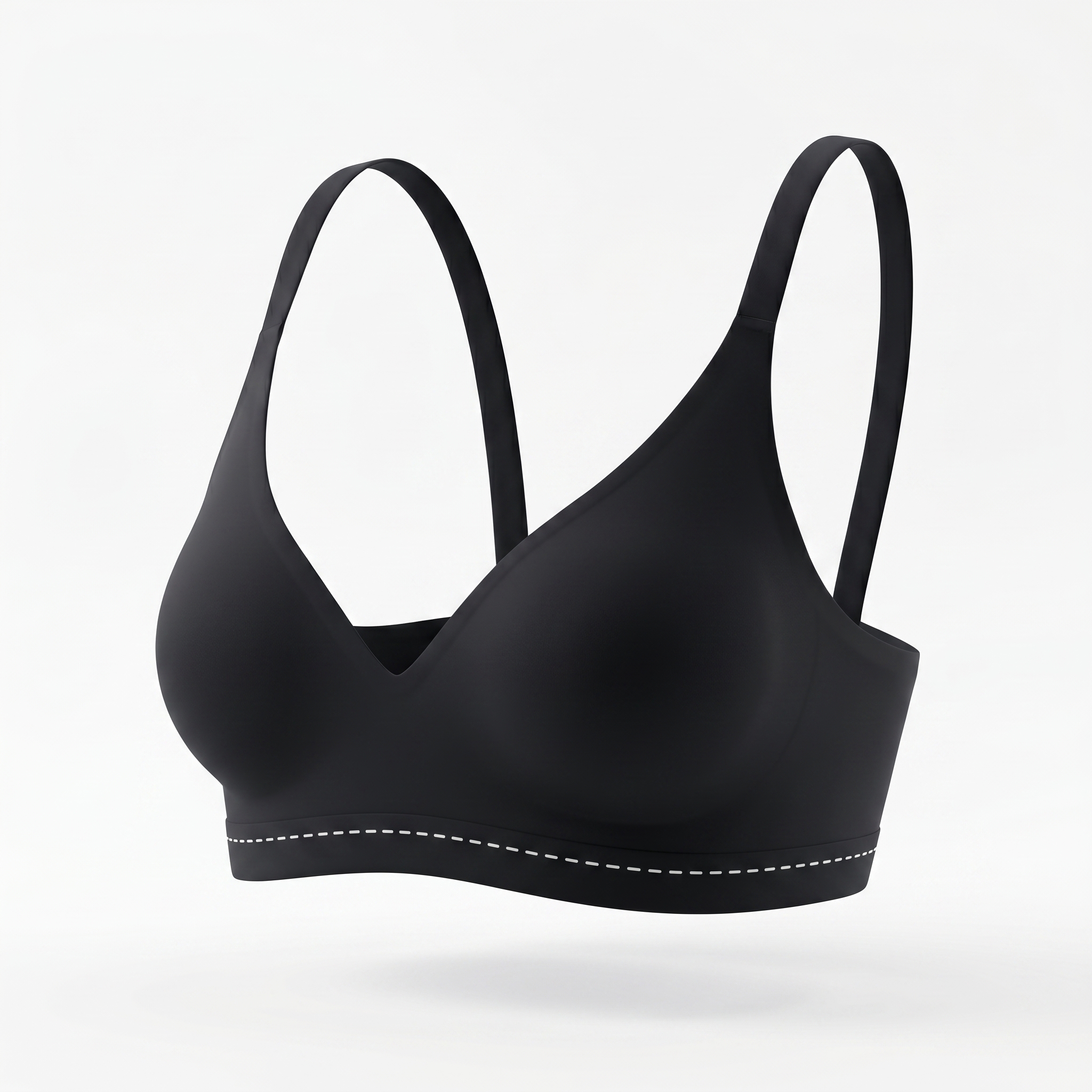 [HOPWIN LENGERIE] Ultra-Smooth Bonded Push-Up Bra | Zero-Feel Wirefree Lift