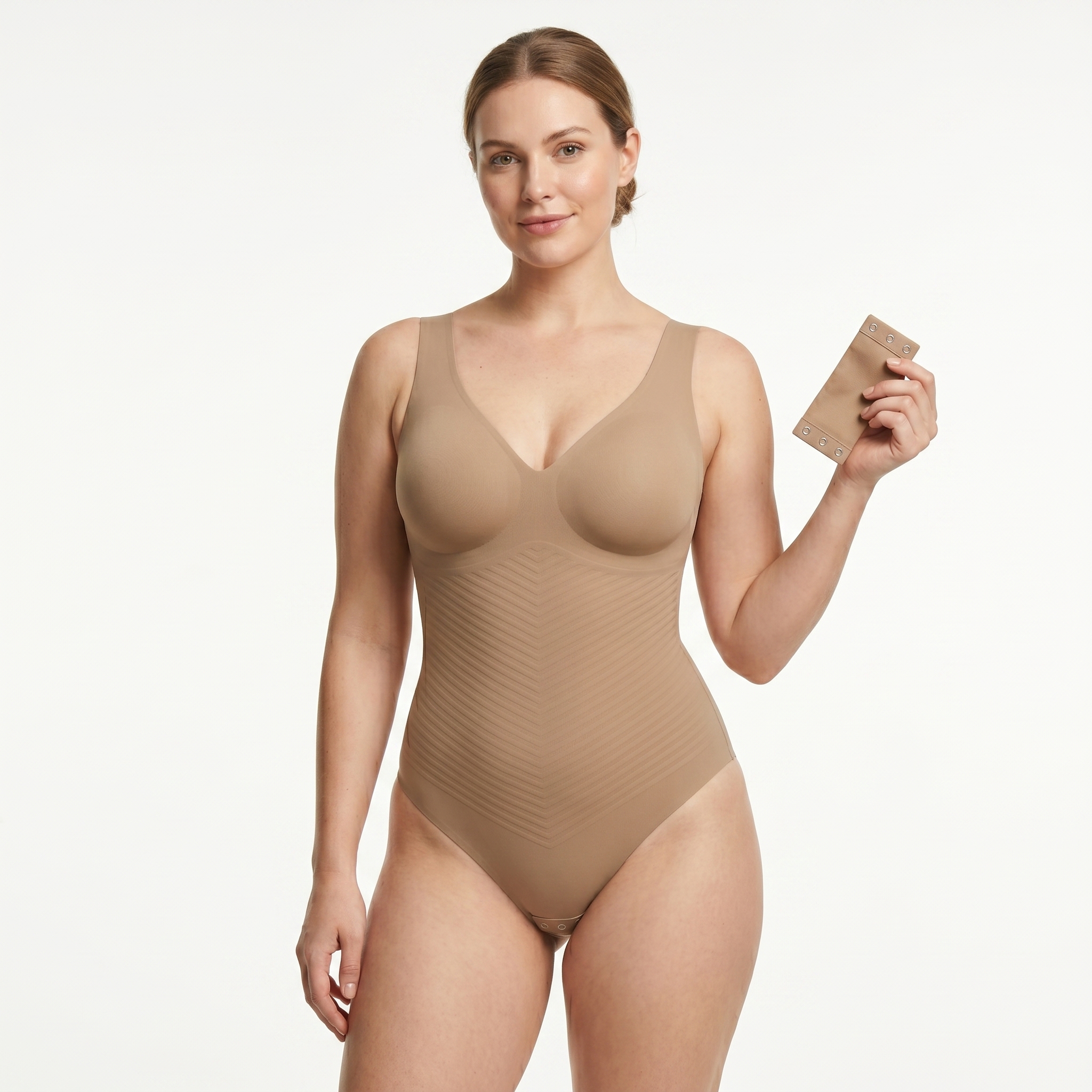 [HOPWIN LINGERIE] Anti-Slip Silicone Grip Bodysuit | High-Retention Evening & Everyday Shapewear