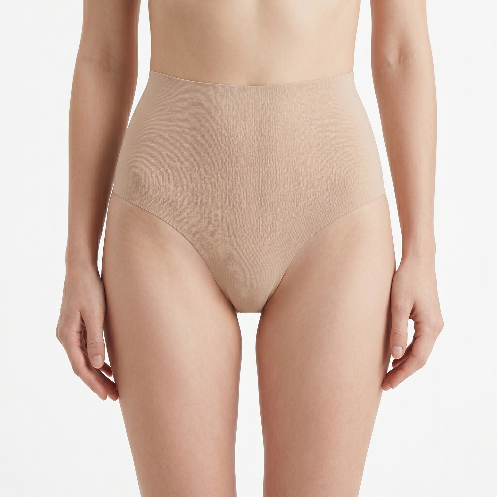 [HOPWIN LENGERIE] Mid-Rise Micro-Dot Shaping Shorts | Breathable Everyday Contour