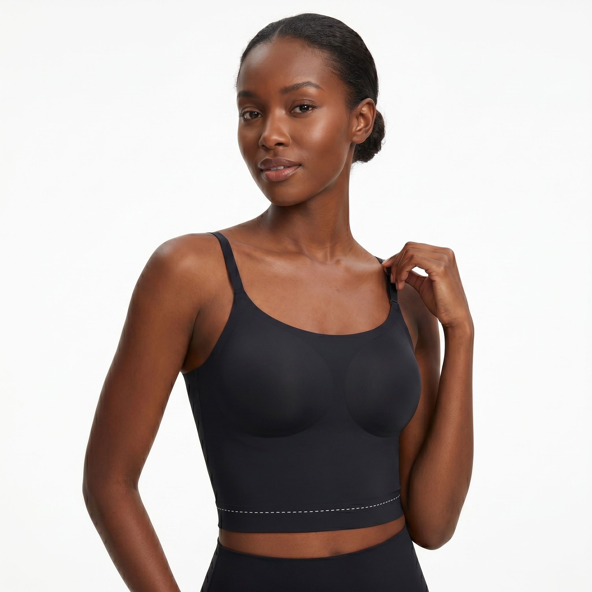 [HOPWIN LENGERIE] Second-Skin Fusion Bonded Camisole | Active-to-Chic Seamless Tank