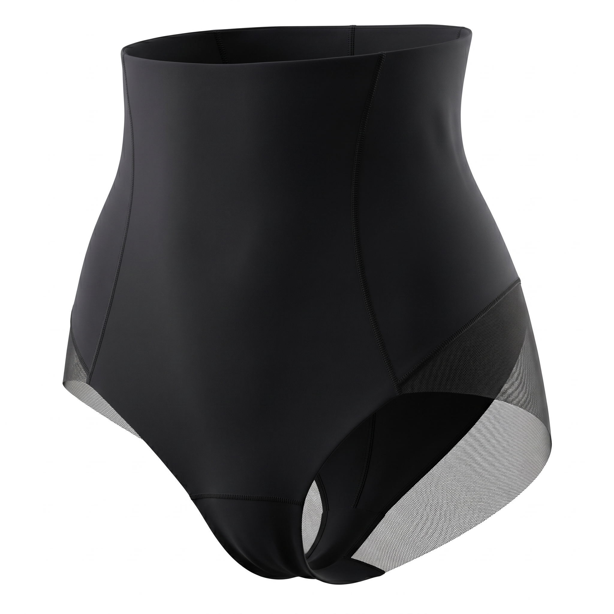 [HOPWIN LENGERIE] Locked-Edge Mesh Active Shaping Shorts | Medium Tummy Control