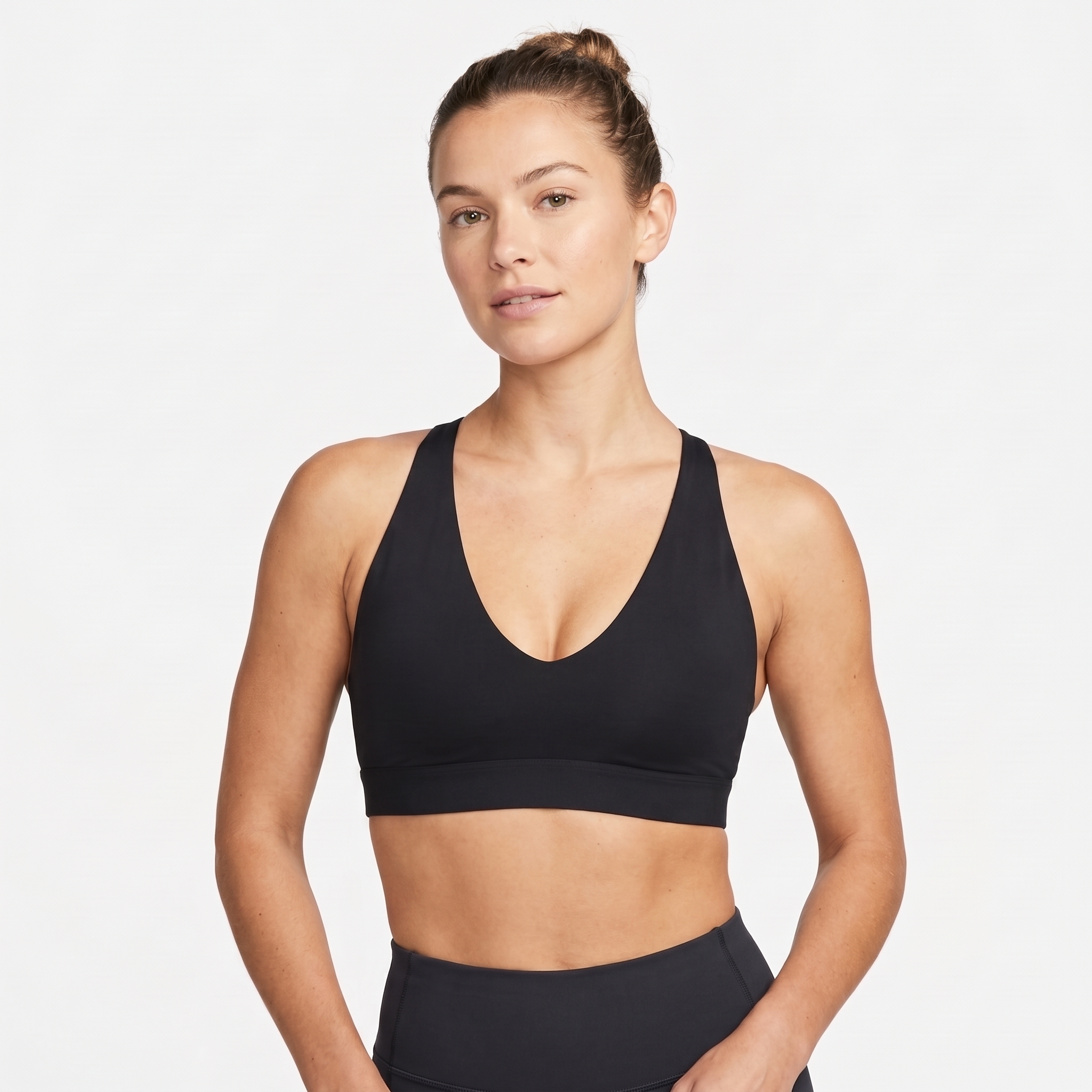 [HOPWIN LINGERIE] Adjustable X-Back Seamless Bralette | Hyper-Stretch U-Neck Contour