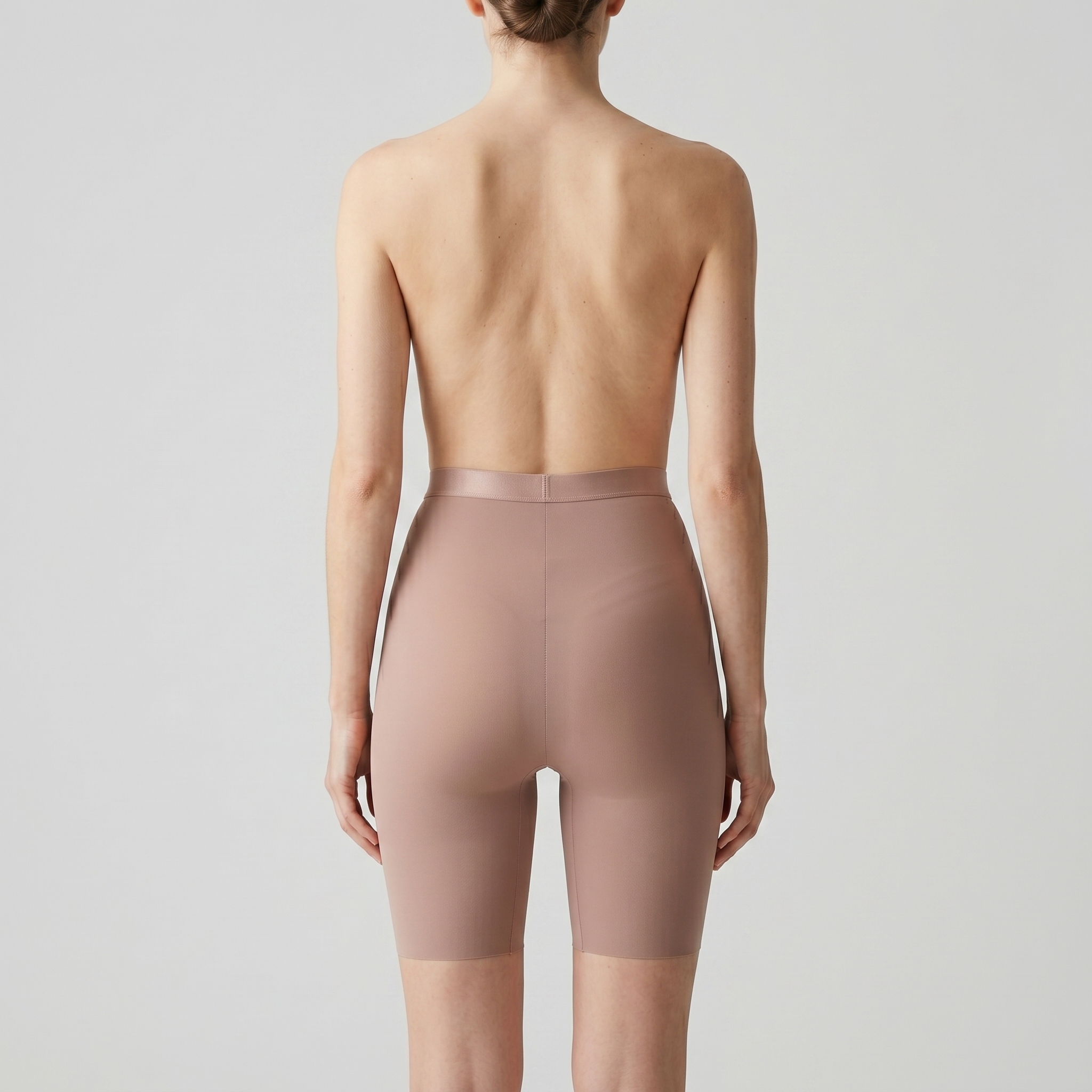 [HOPWIN LINGERIE] Active-Mesh High-Rise Biker Shorts | Breathable Rebound Core Support