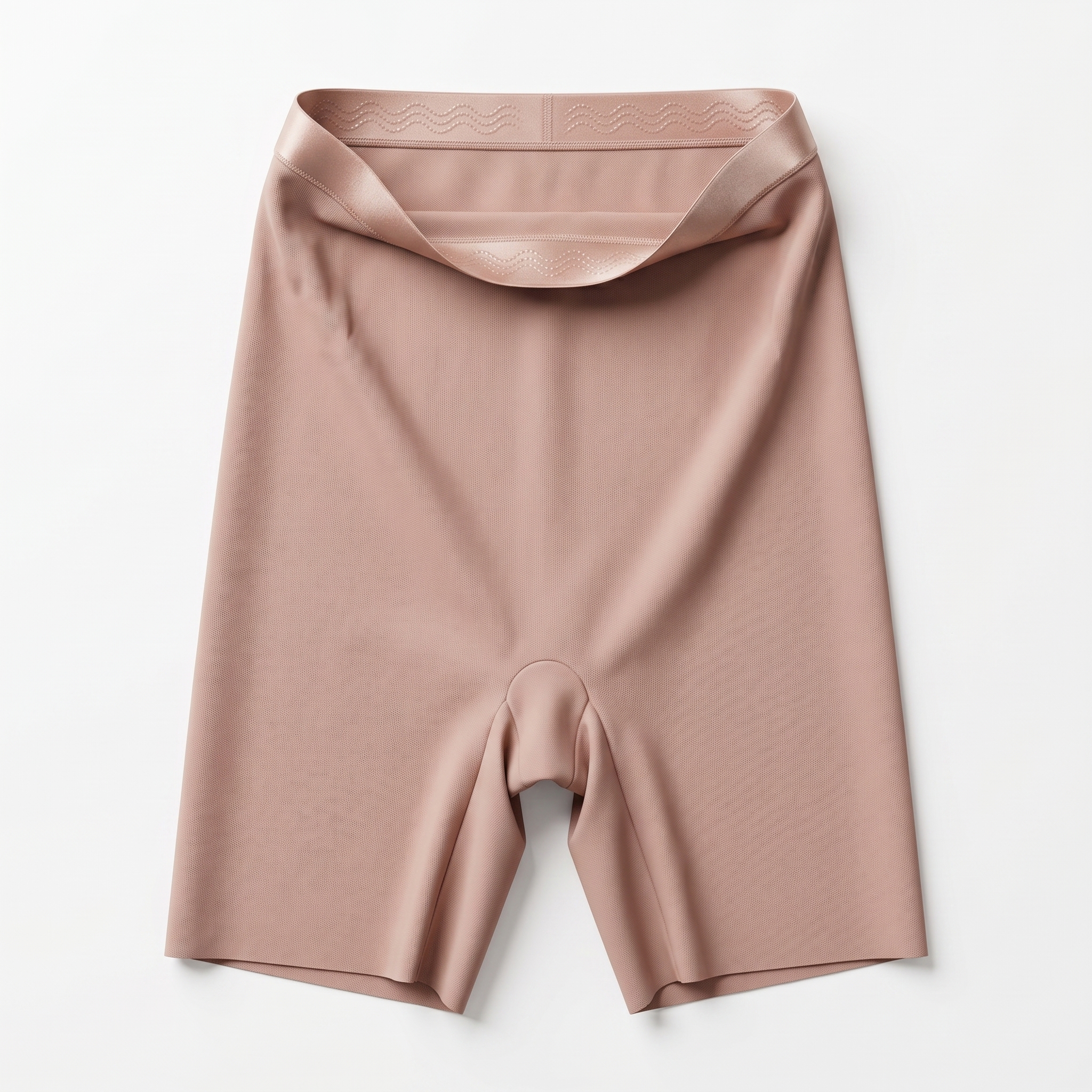[HOPWIN LINGERIE] Active-Mesh High-Rise Biker Shorts | Breathable Rebound Core Support