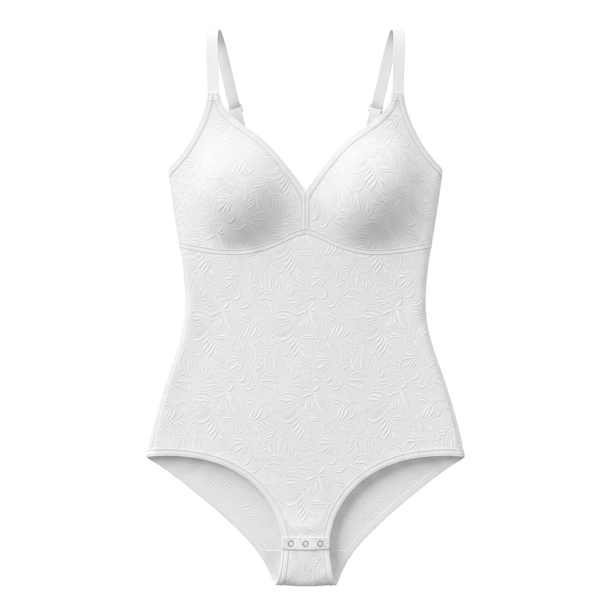 [HOPWIN LENGERIE] Sculpting Dot-Bonded Lace Bodysuit | Seamless Evening Silhouette