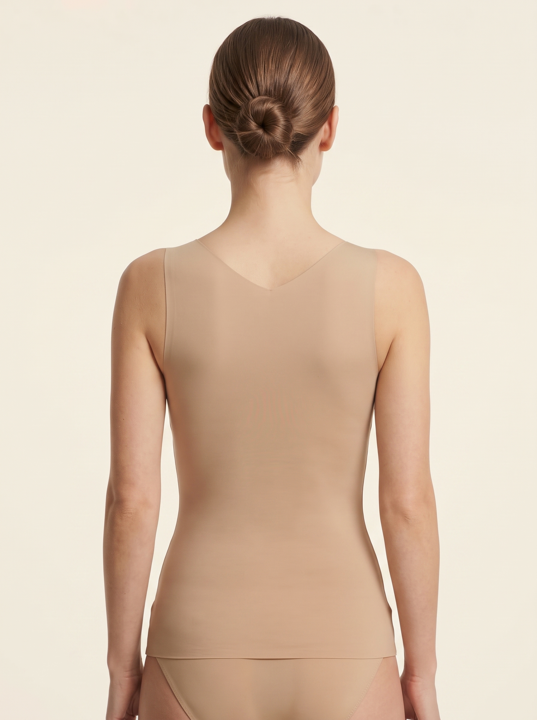[HOPWIN LINGERIE] Hidden-Core Hybrid Shaping Tank Top | Seamless Medium Waist Control