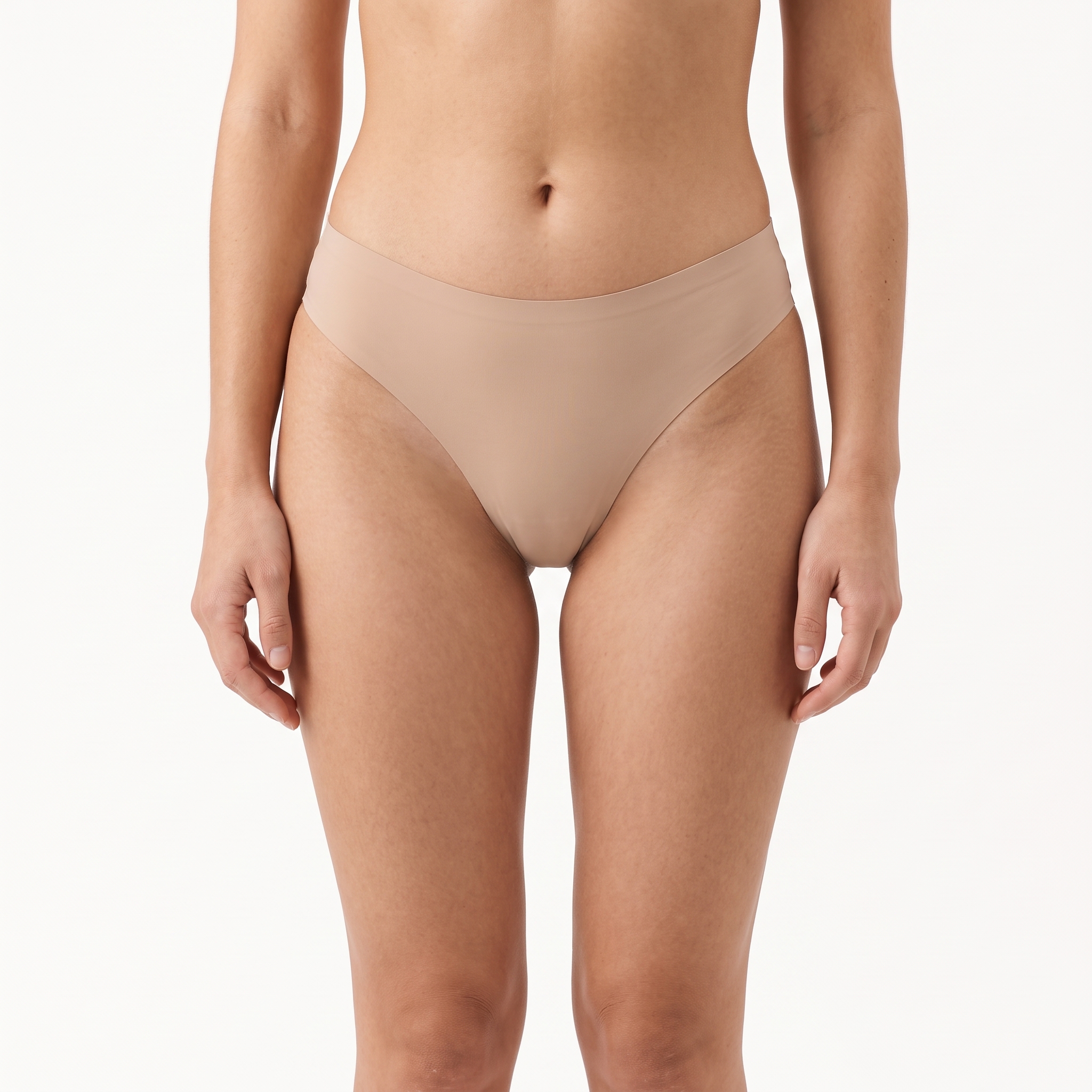 [HOPWIN LINGERIE] Stay-Put Seamless Low-Rise Thong | Micro-Grip Breathable Panty