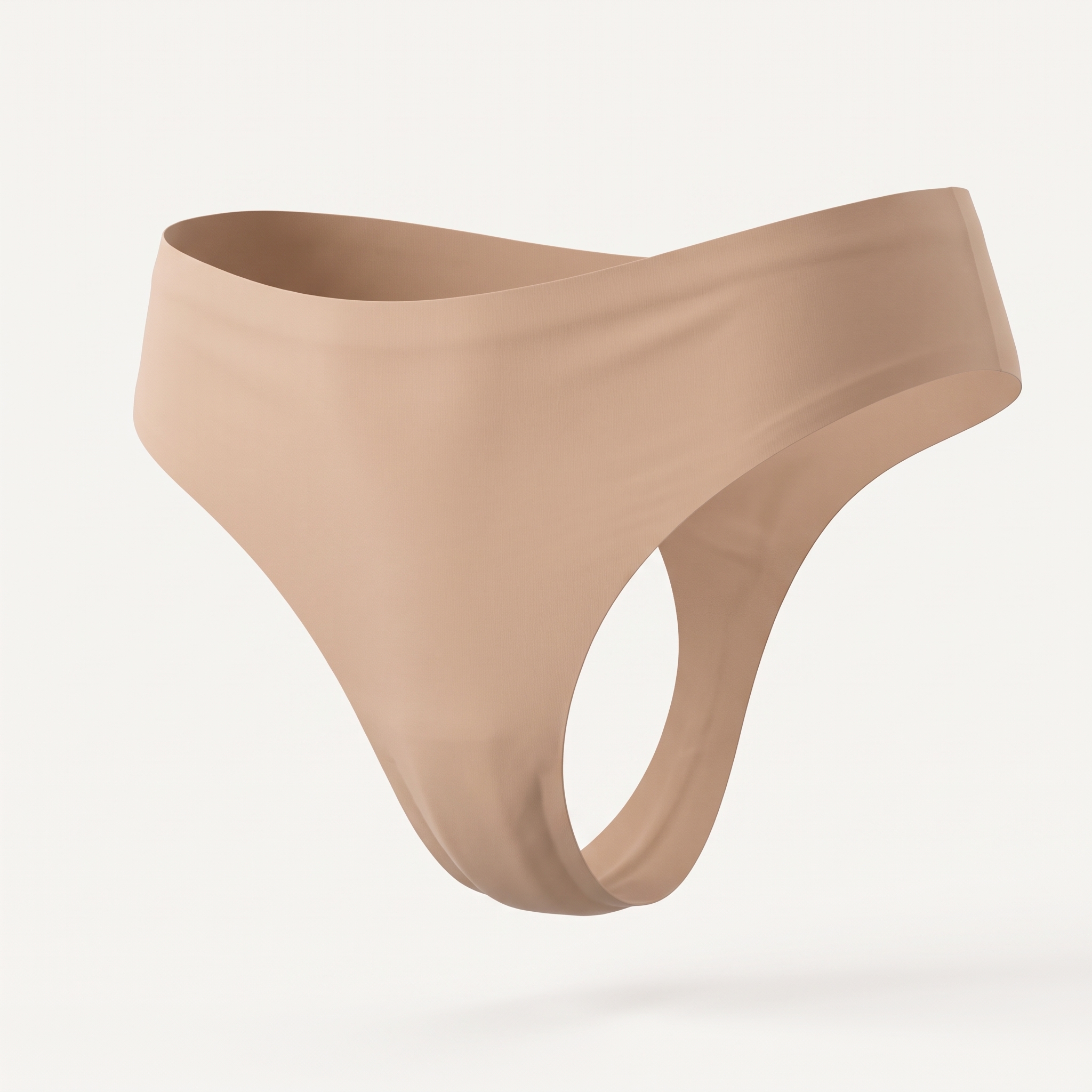 [HOPWIN LINGERIE] Stay-Put Seamless Low-Rise Thong | Micro-Grip Breathable Panty