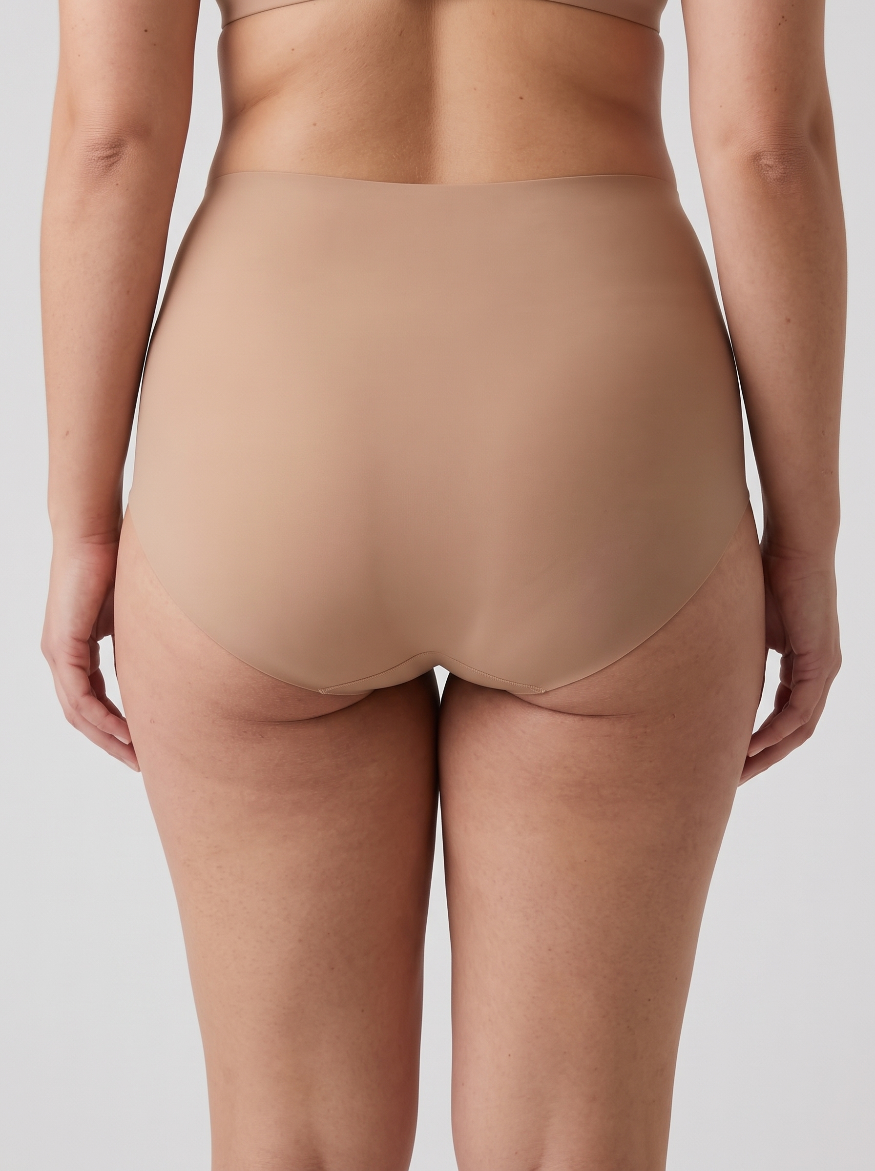 [HOPWIN LINGERIE] Cloud-Fit Hybrid High-Waisted Yoga Hipster | Seamless Light Sculpt