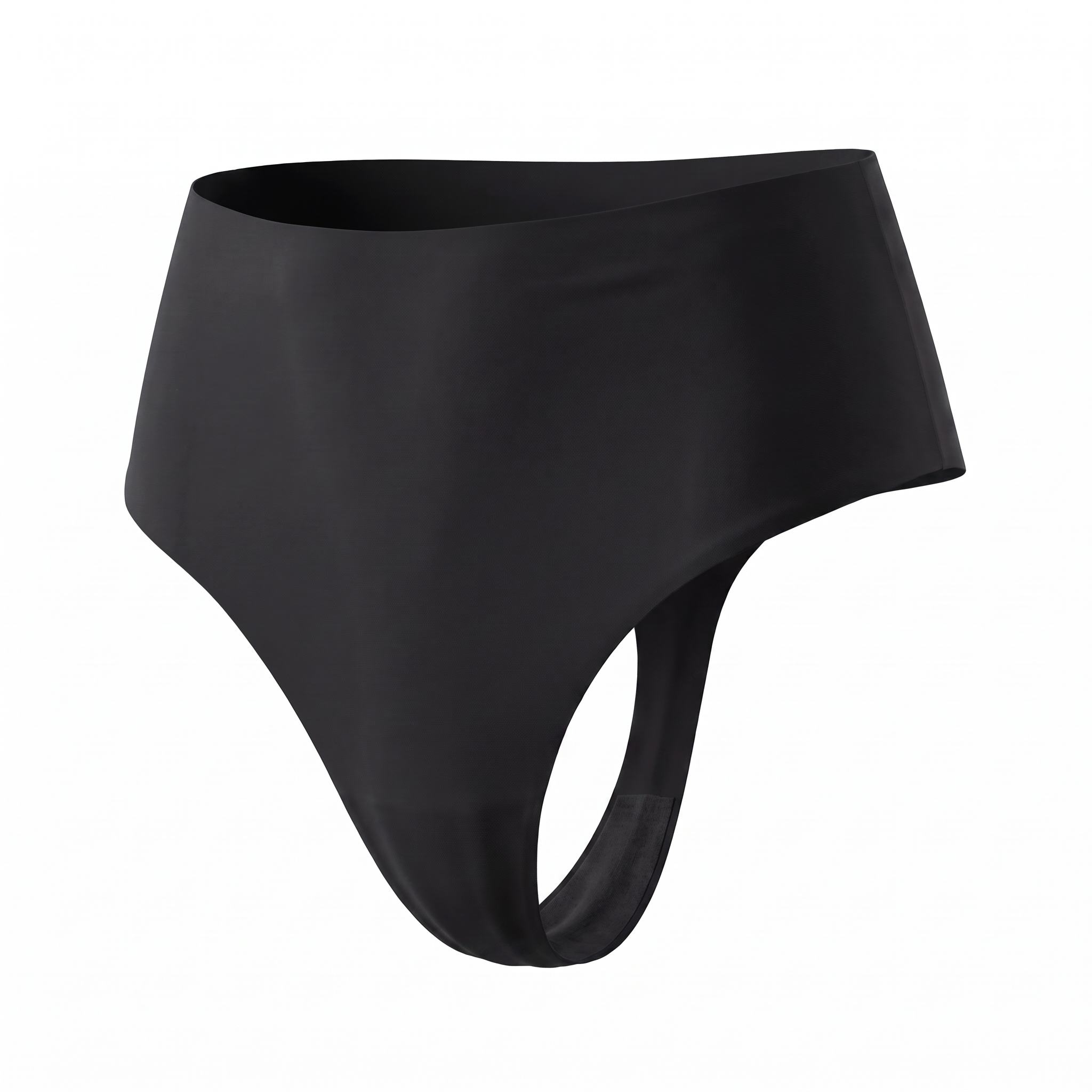 [HOPWIN LINGERIE] Barely-There Hybrid Mid-Rise Bikini Panty | Seamless Light Core Control