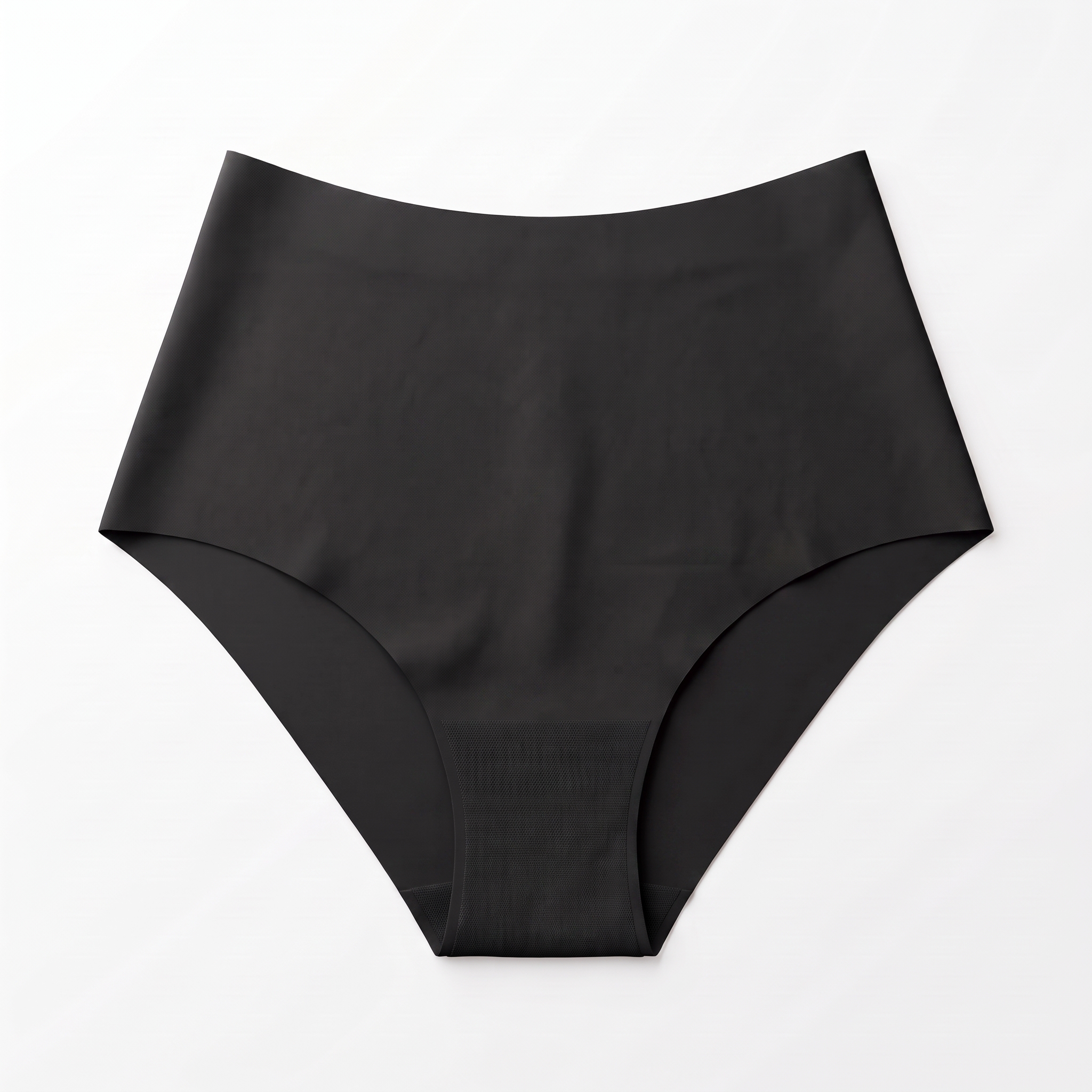 [HOPWIN LINGERIE] Cloud-Soft Hybrid Mid-Waist Shaping Brief | Seamless Light Tummy Smooth