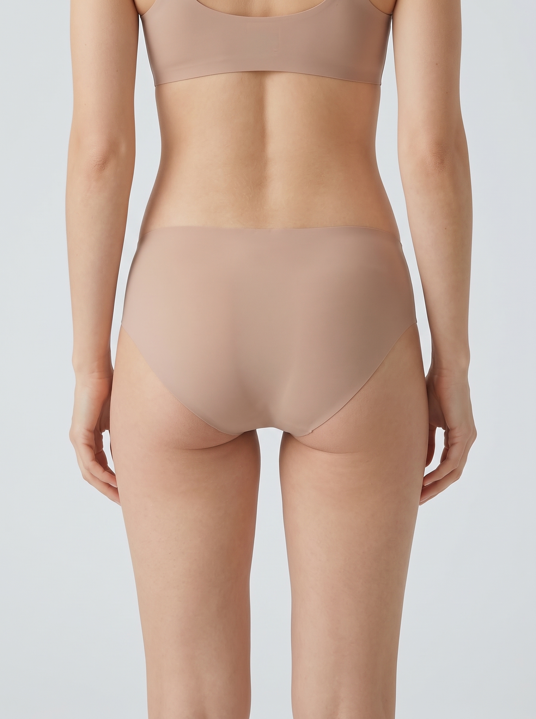 [HOPWIN LINGERIE] Invisible Hybrid Low-Rise Shaping Brief | Seamless Lower Tummy Control