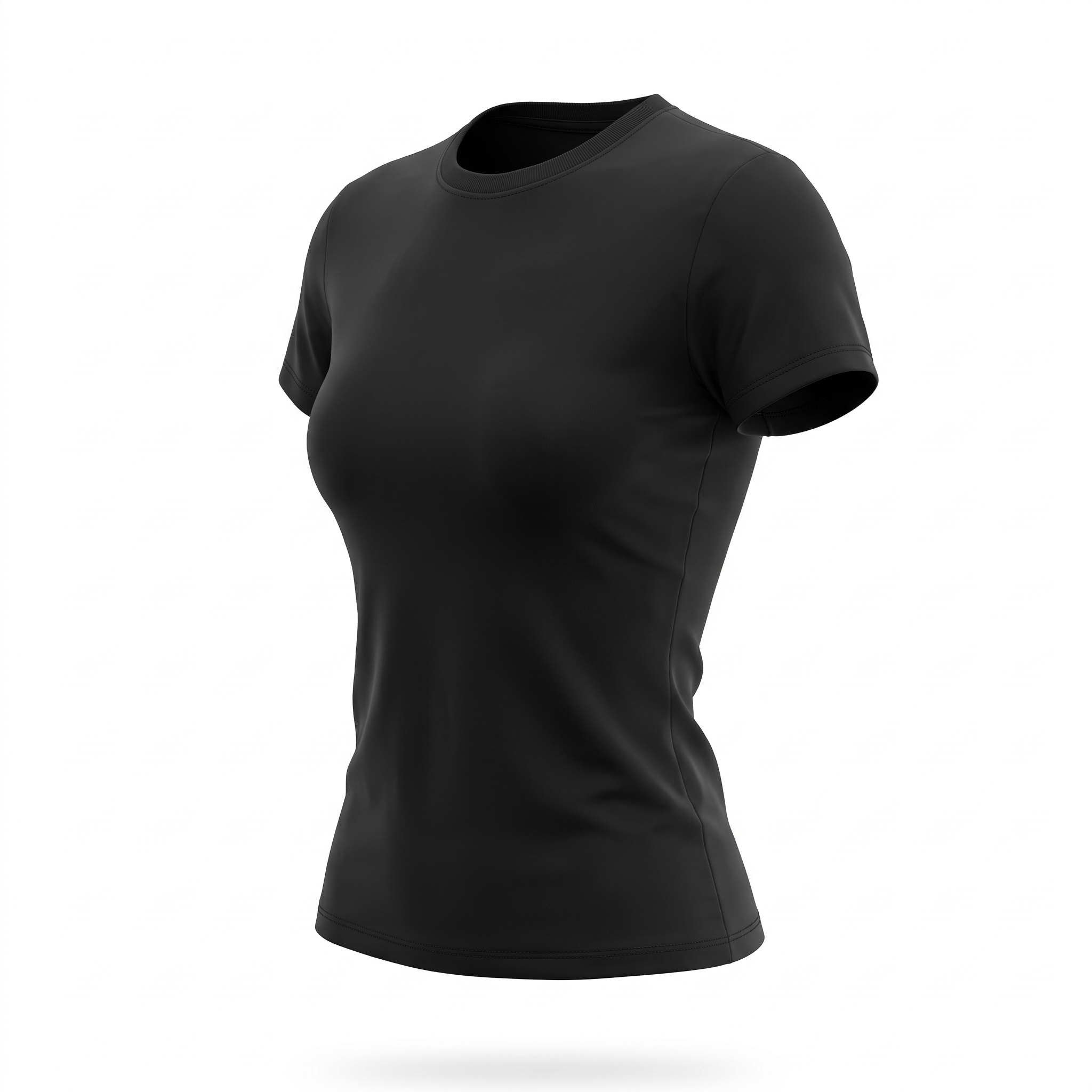 [HOPWIN LINGERIE] Snap-Back Slim-Fit Active Tee | Seamless Edge Light Sculpting Top