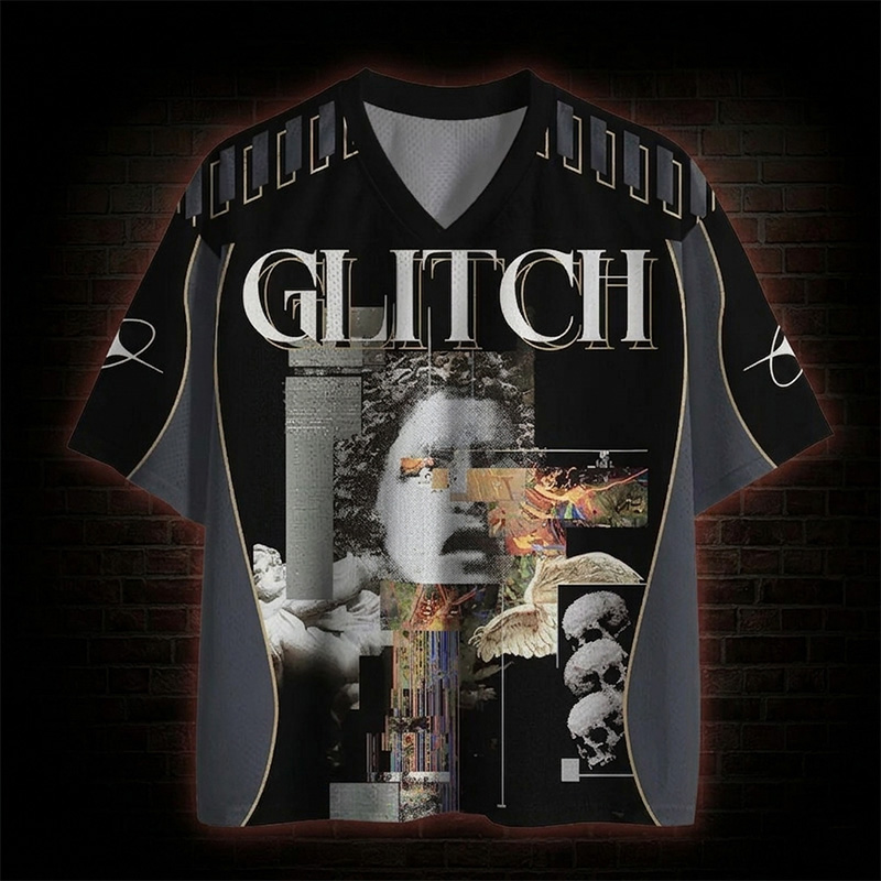 Digital Error Signal Collapse GLITCH Edition Mesh Jersey