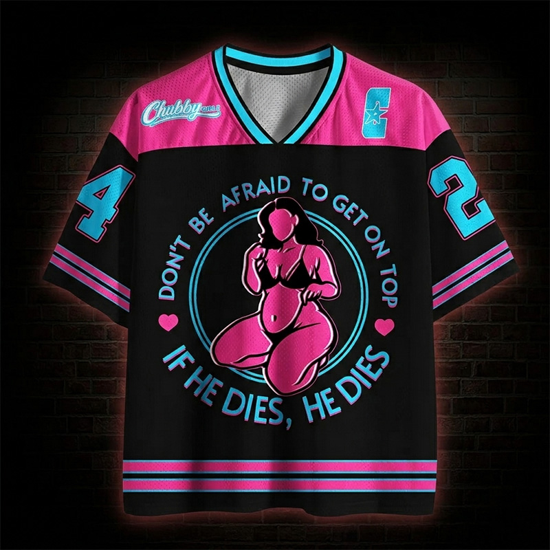 Vintage Don't Be Afraid To Be On Top If He Dies Mesh Jersey