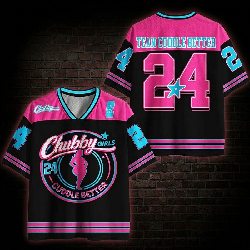 Vintage Chubby Girls Cuddle Better Mesh Jersey
