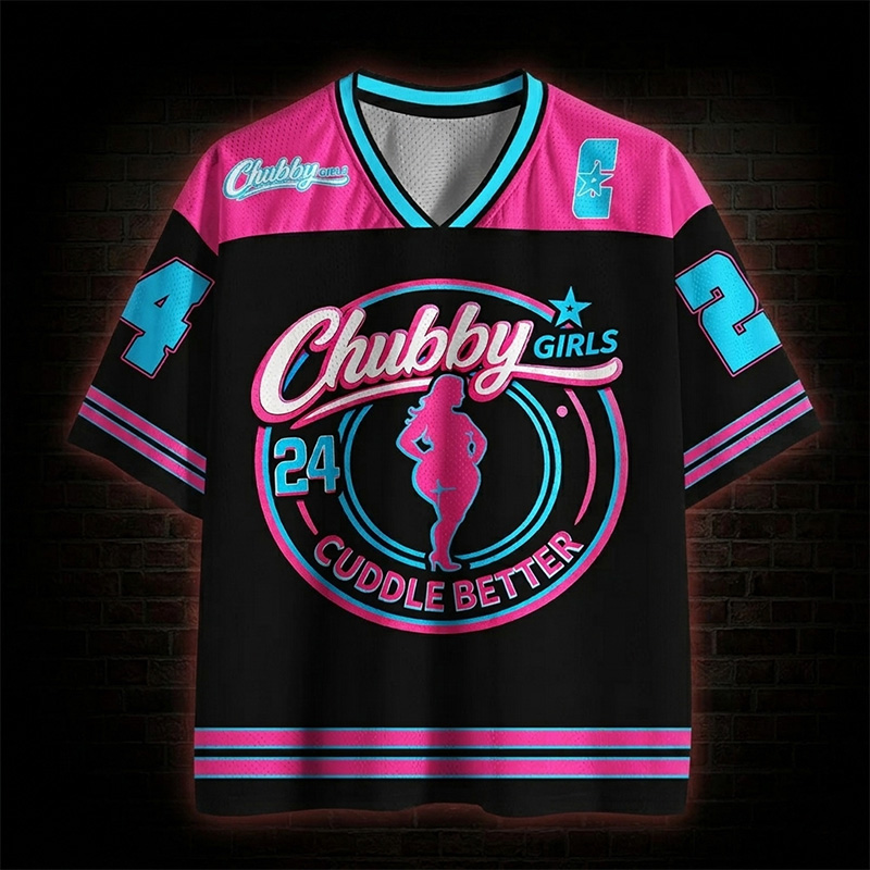 Vintage Chubby Girls Cuddle Better Mesh Jersey