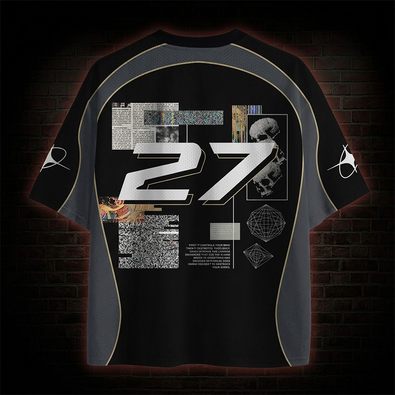 Digital Error Signal Collapse GLITCH Edition Mesh Jersey