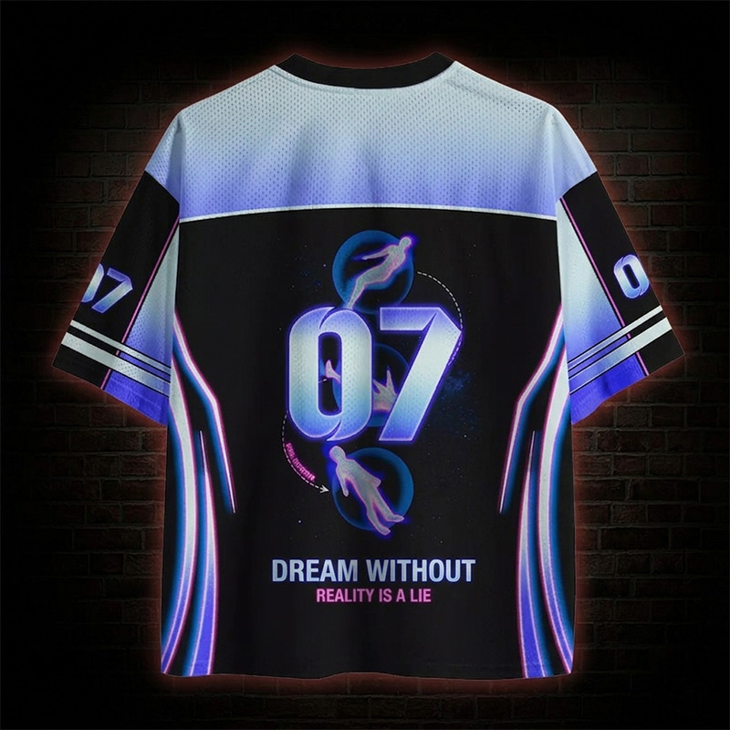 Cosmic Heart & Cable Mesh Jersey