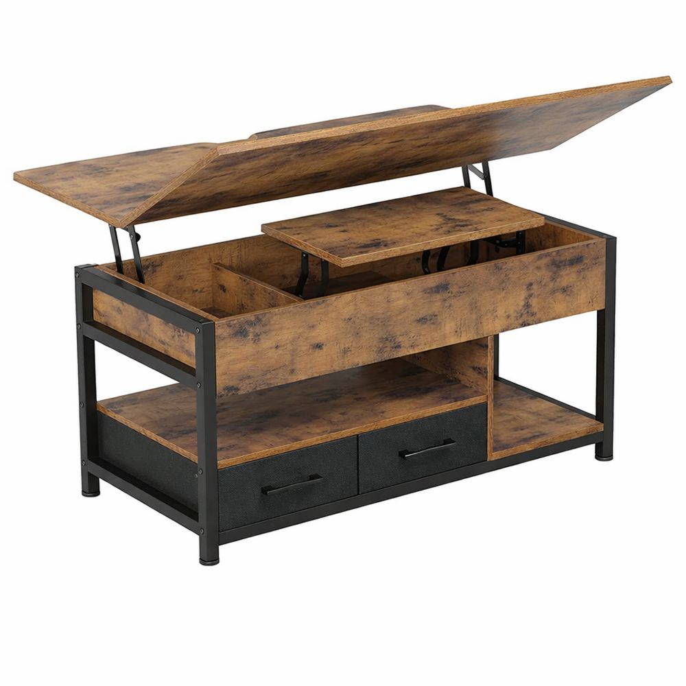 Höhenverstellbarer Multifunktionstisch mit Schubladen und Stauraum