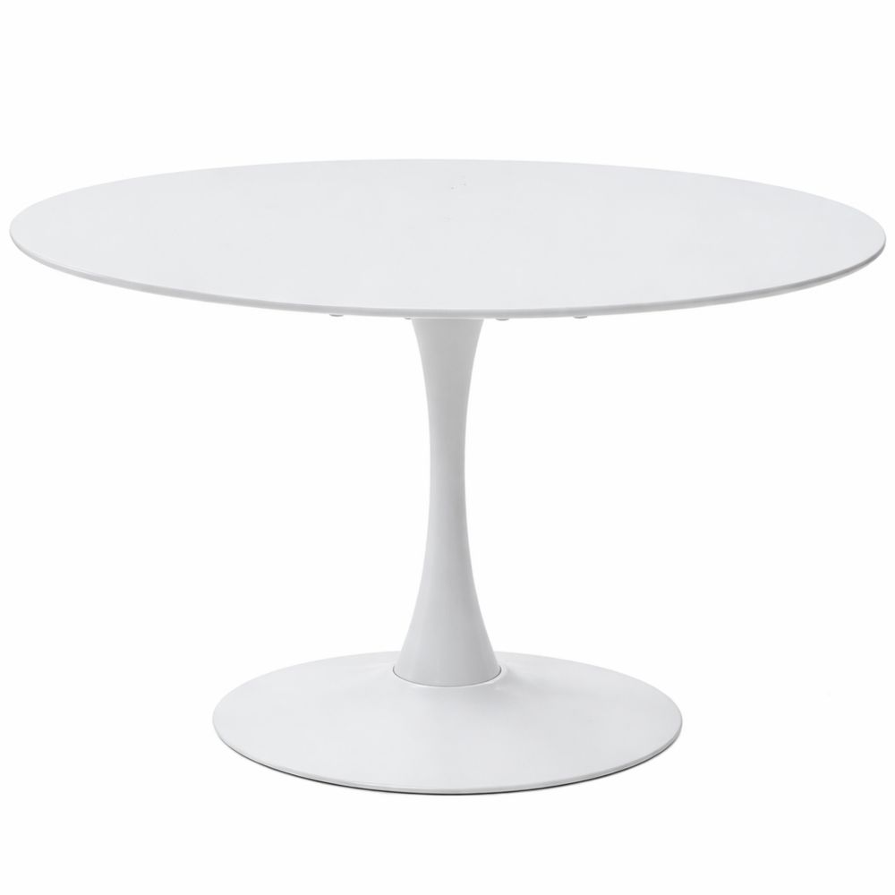 Runder Esstisch für 2-4 Personen, 80 cm Durchmesser, ideal für Esszimmer und Wohnzimmer