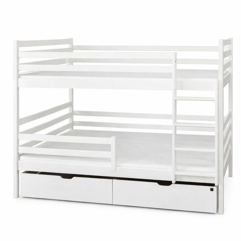 Hochbett für Kinder mit Schubladen, umbaubar zu Einzelbetten