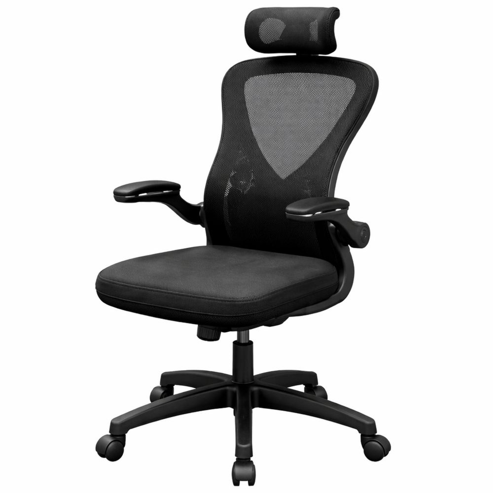 Komfortabler Bürostuhl mit Lendenstütze und 3D-Elementen