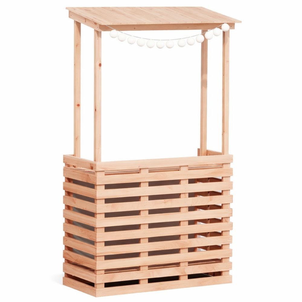 Gartenbar mit Überdachung aus Kiefernholz