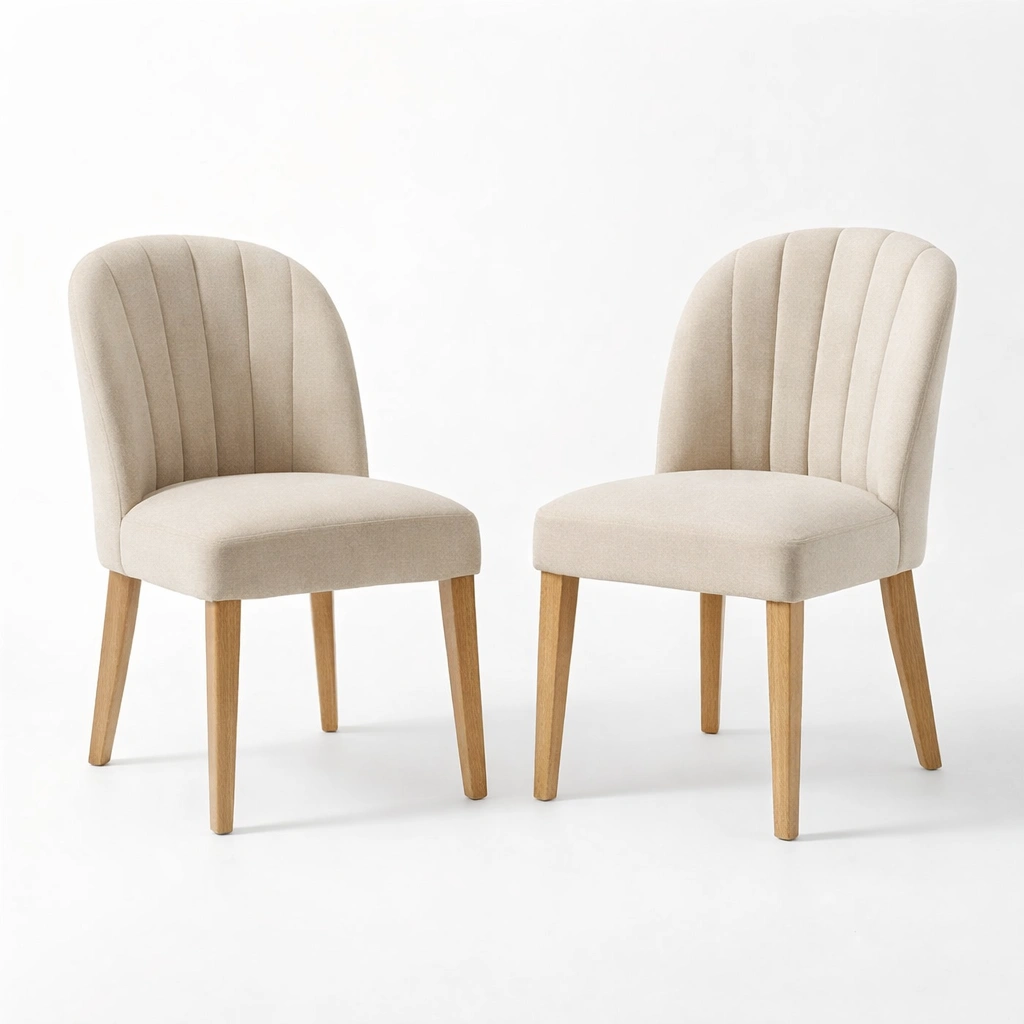 Silla tapizada moderna set de 2-ferlnova