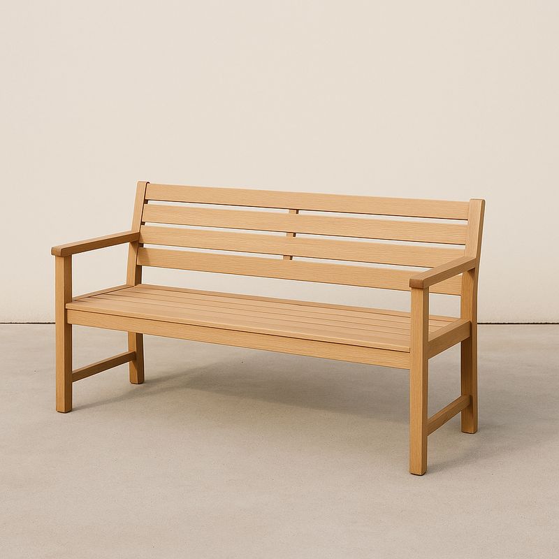 Massivholz Gartenbank Natur