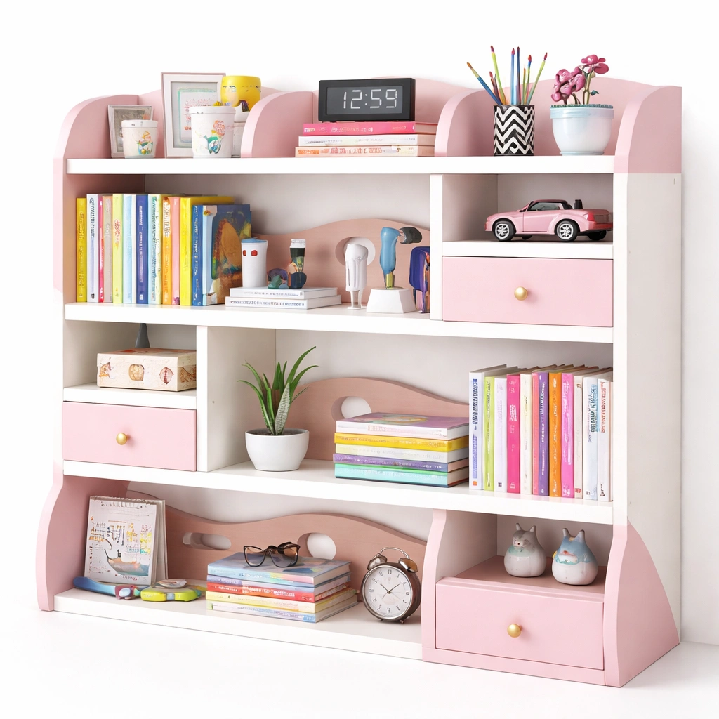 Estanteria Infantil Con Cajones Y Compartimentos-Omnorae