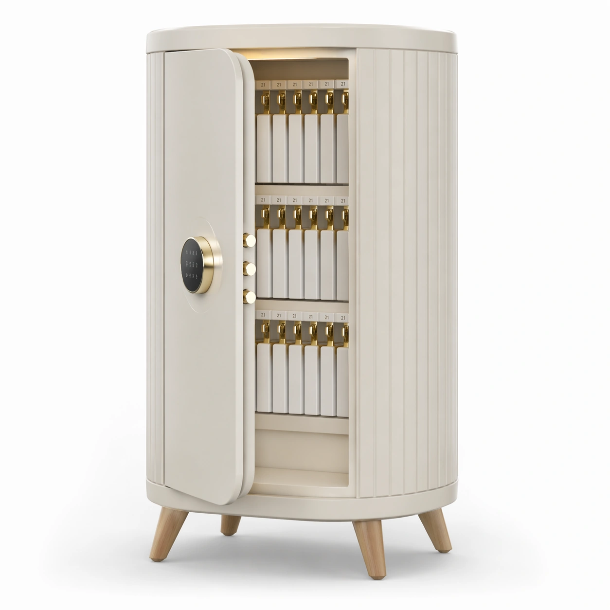 Armario De Llaves Con Cerradura Y Diseno Compacto-Omnorae